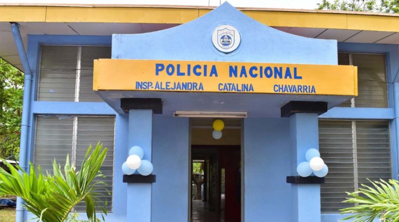 Estación policial donde fue inaugurada la Comisaría de la Mujer en Achuapa