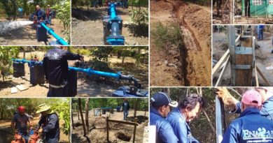 ENACAL mejora sistema de agua potable en Villanueva, Chinandega