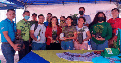 Participantes de la Expo feria departamental en Matagalpa