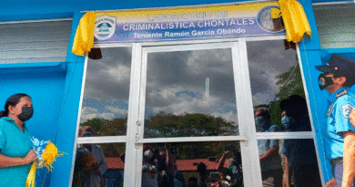 Nuevo laboratorio de criminalística "Teniente Ramón García Obando" en Juigalpa, Chontales