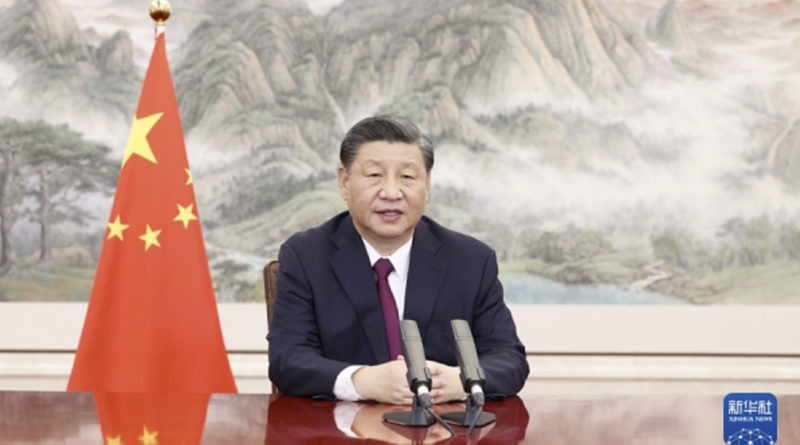 Presidente de China, Xi Jinping durante el discurso brindado en la inaugración de la Conferencia Anual del Foro de Boao