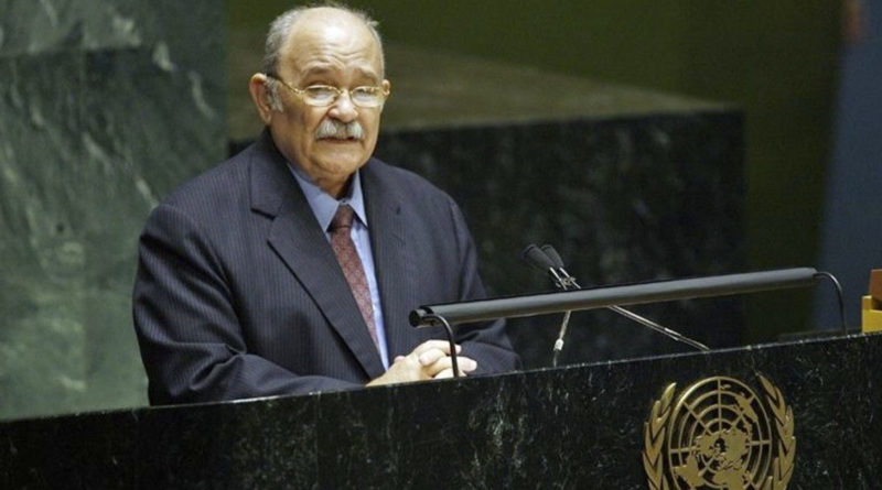 Padre Miguel D´Escoto Brockmann en la ONU