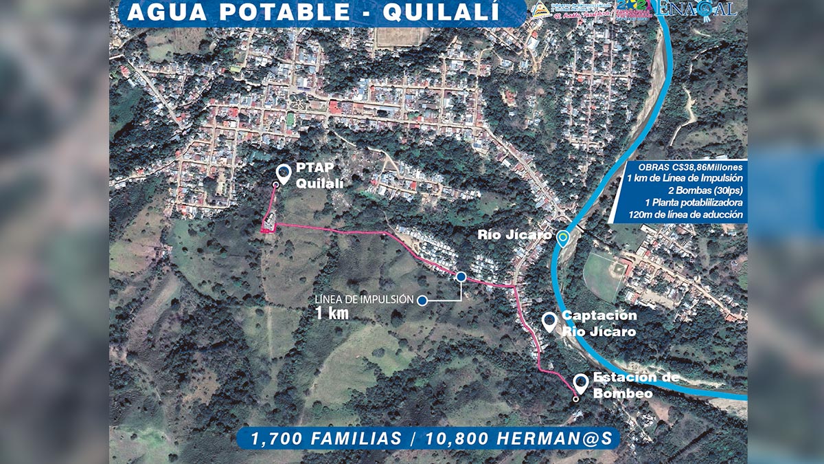 ENACAL invertirá 39 millones de córdobas en proyecto de agua potable en Quilalí