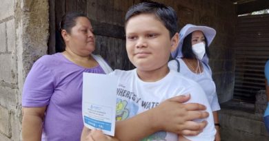Menor de edad tras ser vacunado contra el COVID-19 en Ticuantepe