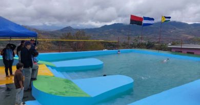 Fotografía completa del nuevo centro recreativo Molino Norte en Matagalpa