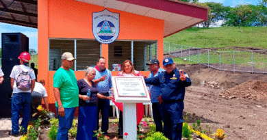 Nueva estación de bomberos unidos en Muy Muy, Matagalpa.
