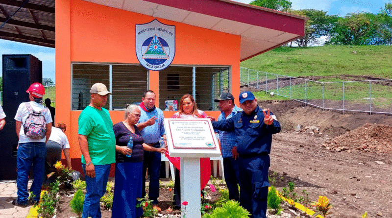 Nueva estación de bomberos unidos en Muy Muy, Matagalpa.