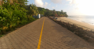 Nueva carretera adoquinada en el circuito turístico de Corn Island