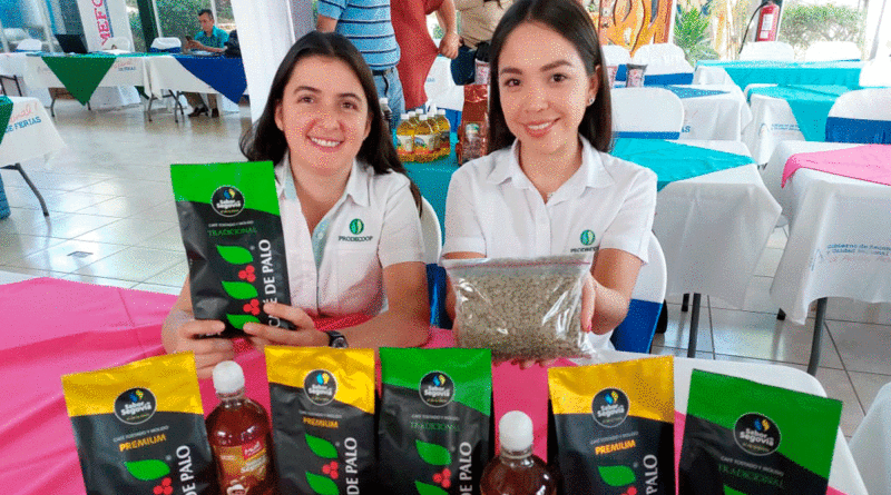 Emprendedores y productores nicaragüenses participando en el Congreso Nacional de Protagonistas Exportadores de la Economía Familiar.