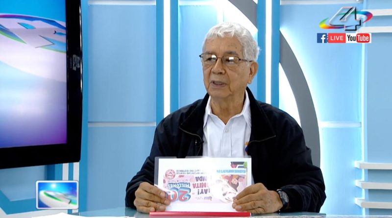 Ernesto Vallecillo, Lotería Nacional en la Revista En Vivo con Alberto Mora, 26 de mayo 2022