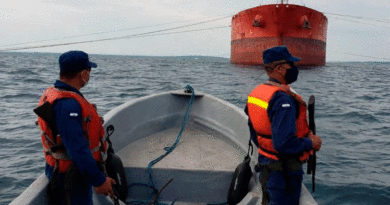 Efectivos de la Fuerza Naval de Nicaragua brindando protección y seguridad a embarcaciones y flota pesquera industrial