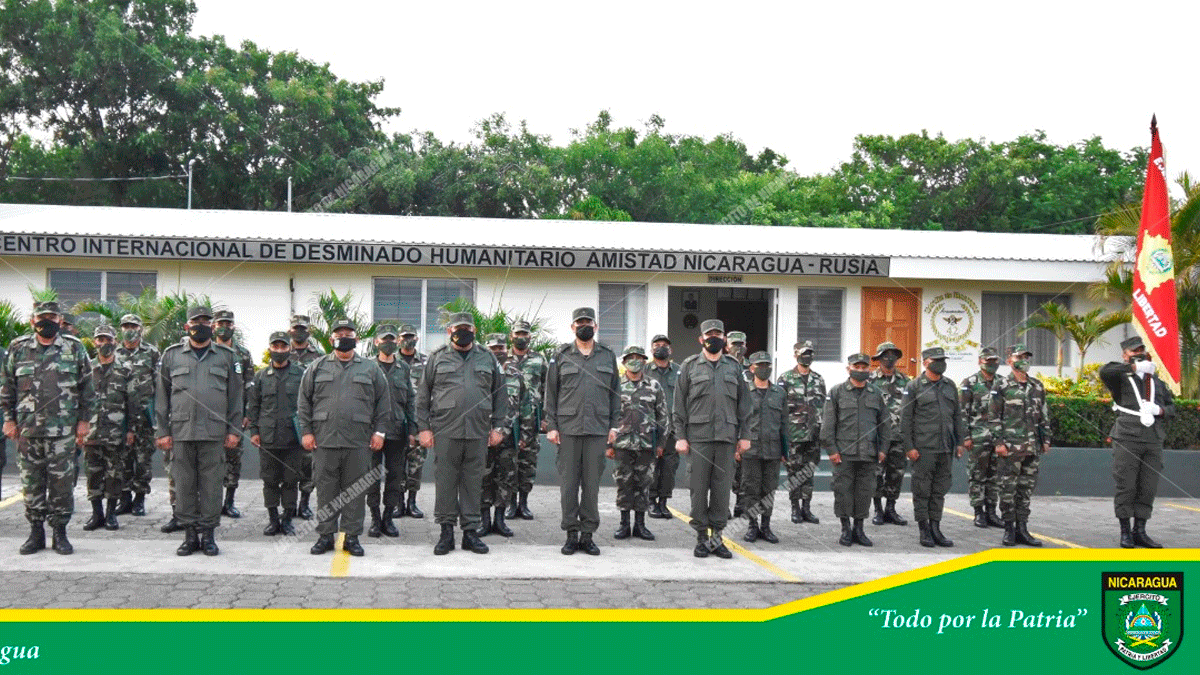 Ejército de Nicaragua realizó graduación del X Curso de Zapadores de Combate