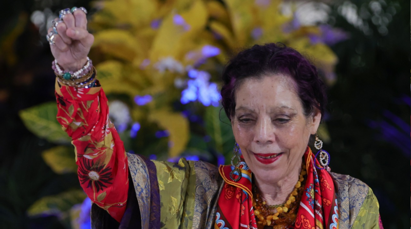 Companera Rosario Murillo en el Acto en Homenaje al Comandante Tomás Borge y el Día Internacional de los Trabajadores