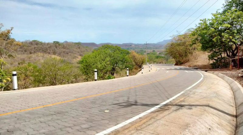 Carretera adoquianda Juigalpa - Las Lajas inaugurada por el Gobierno Sandinista en Chontales