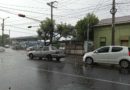 Una de las calles de Managua mientras llueve
