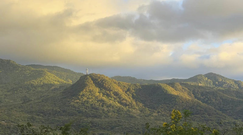 Vista general de una de las montañas de Matagalpa