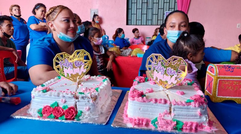Privadas de libertad en Chinandega celebran el Día de las Madres