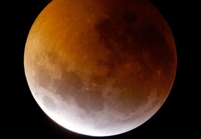 Fotografía de un eclipse lunar de sangre