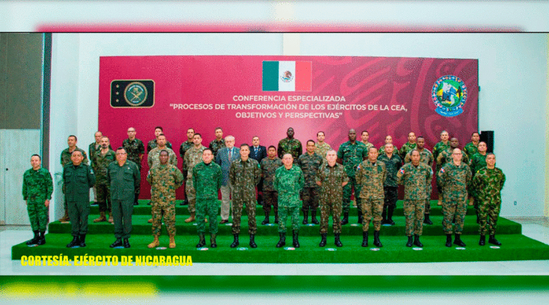 Delegación del Ejército de Nicaragua en Conferencia de Ejércitos Americanos