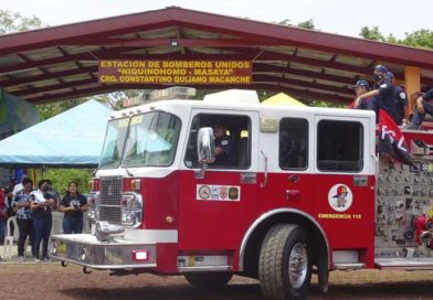 Estación de bomberos inaugurada en Niquinohomo, Masaya