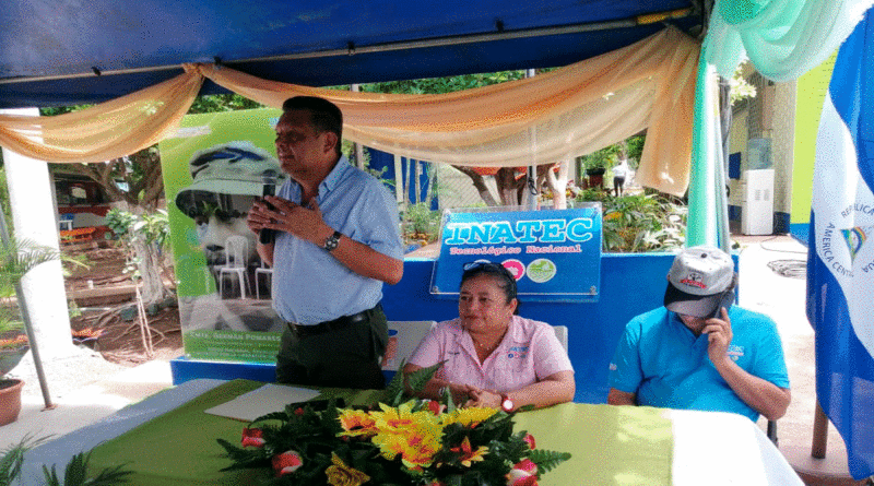 Estudiantes técnicos y docentes conmemoran el 43 aniversario del paso a otro plano de vida del Comandante Germán Pomares Ordóñez en Juigalpa, Chontales.