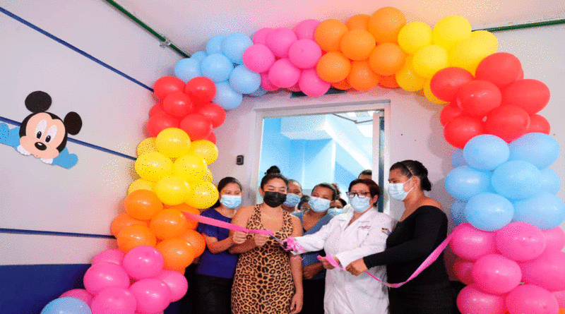 Entrega del proyecto de remodelación de la sala de neonatología del Hospital Alemán Nicaragüense.