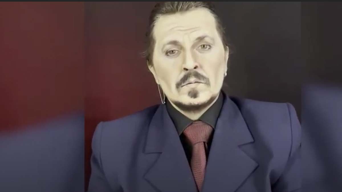 Maquillista profesional transformada en Johnny Depp