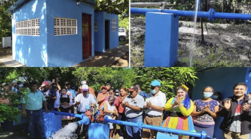 Inauguración del proyecto de agua potable en Villanueva en Chinandega