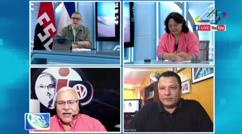 Tirsa Sáenz, Adolfo Pastrán y Eliezer Mora en la Revista En Vivo con Alberto Mora, 24 mayo 2022