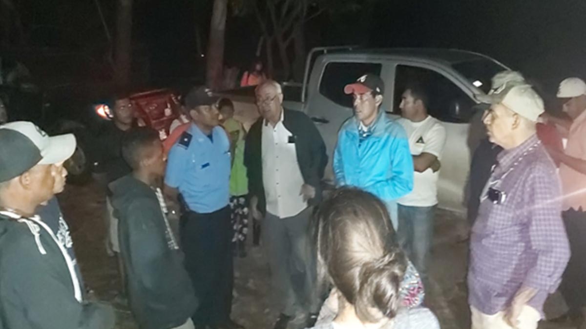SINAPRED, INETER y Ejército brindaron acompañamiento a familias de comunidad Agua Agria en volcán Mombacho