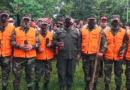 Efectivos del Ejército de Nicaragua en el Lanzamiento de la Cruzada Departamental de Reforestación”, realizada en la comunidad de Laurel Galán, municipio de San Carlos, departamento de Río San Juan.