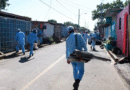 Brigadistas del Ministerio de Salud de Nicaragua en el barrio Tierra Prometida de Managua