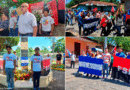 Familias de Chinandega conmemorando el 86 Aniversario del Natalicio del Comandante Carlos Fonseca