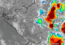 Imagen satelital sobre el clima en Nicaragua