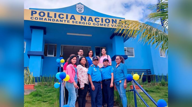 Familias de Rancho Grande, Matagalpa inauguran Comisaría de la Mujer y Niñez
