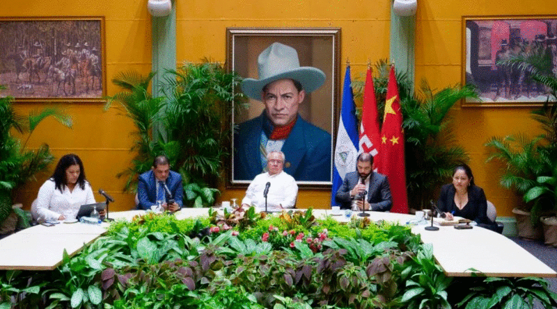 Foto Cortesía / Representantes del Gobierno de Nicaragua en el primer seminario virtual entre el Partido Comunista de China y el Frente Sandinista