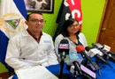 Autoridades del MINSA brindando recomendaciones para esta temporada de lluvia.