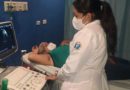 Personal médico del Hospital Vélez Paiz realiza ultrasonido a una paciente