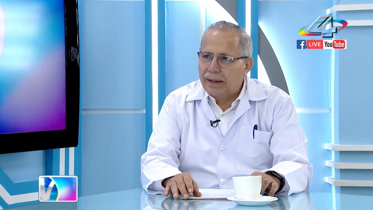 Doctor Carlos Sáenz, Secretario del MINSA, en la Revista En Vivo con Alberto Mora, 2 junio del 2022