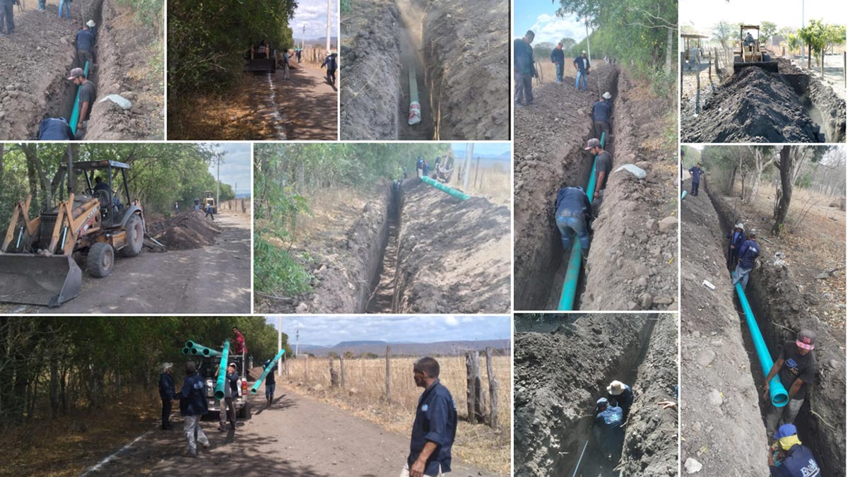 Proyecto de agua potable en Villa Chagüitillo, Sébaco cuenta con 75% de avance