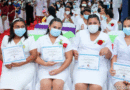 Graduados de auxiliares de enfermería de la escuela Yolanda Mayorga del Ministerio de Salud de Nicaragua.