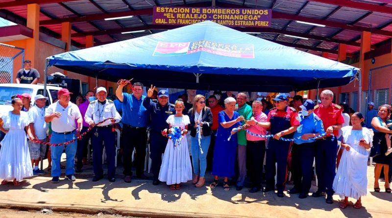 Gobierno Sandinista inaugura Estación de Bomberos en El Realejo, Chinandega