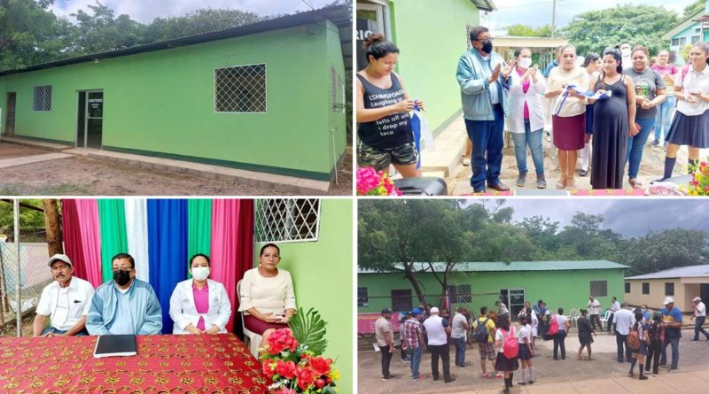 Inauguración del Auditorio del Centro de Salud Felipe Moncada en Cinco Pinos.