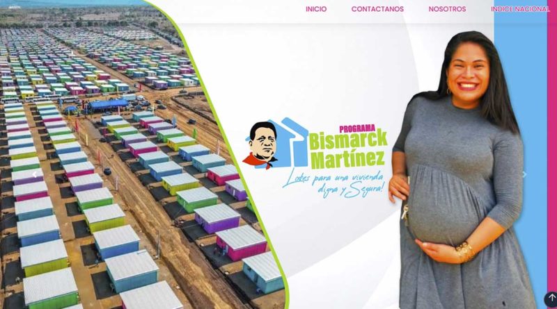 Portada del nuevo mapa interactivo del programa nacional de viviendas Bismarck Martínez