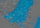 Imagen satelital sobre el clima en Nicaragua