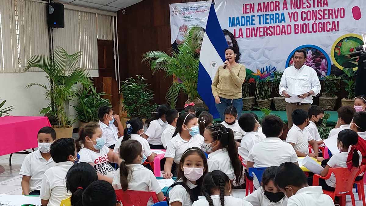 MARENA celebra el Día Mundial del Medio Ambiente con estudiantes del colegio Villa Libertad