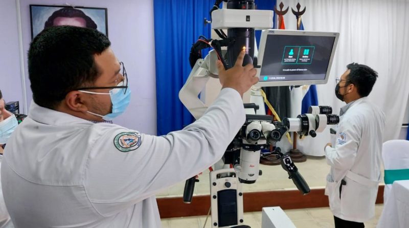 MINSA entrega nuevo microscopio neurológico al Hospital Antonio Lenin Fonseca