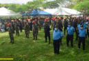 Efectivos del Ejército de Nicaragua en el lanzamiento de la Cruzada Nacional de Reforestación, en la finca agroecológica El Petén, comunidad los Robles de Jinotega