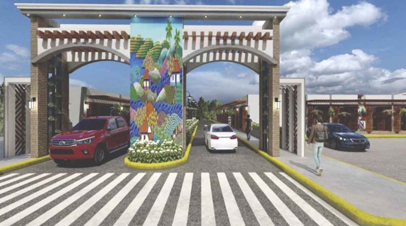 Imagen del diseño de la nueva entrada al Mirador de Catarina en Masaya