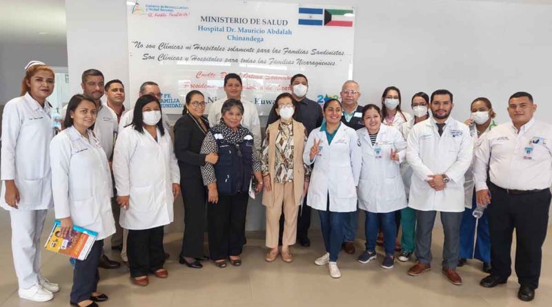 Delegación de la Secretaría de Salud de Honduras junto a autoridades del Ministerio de Salud de Nicaragua